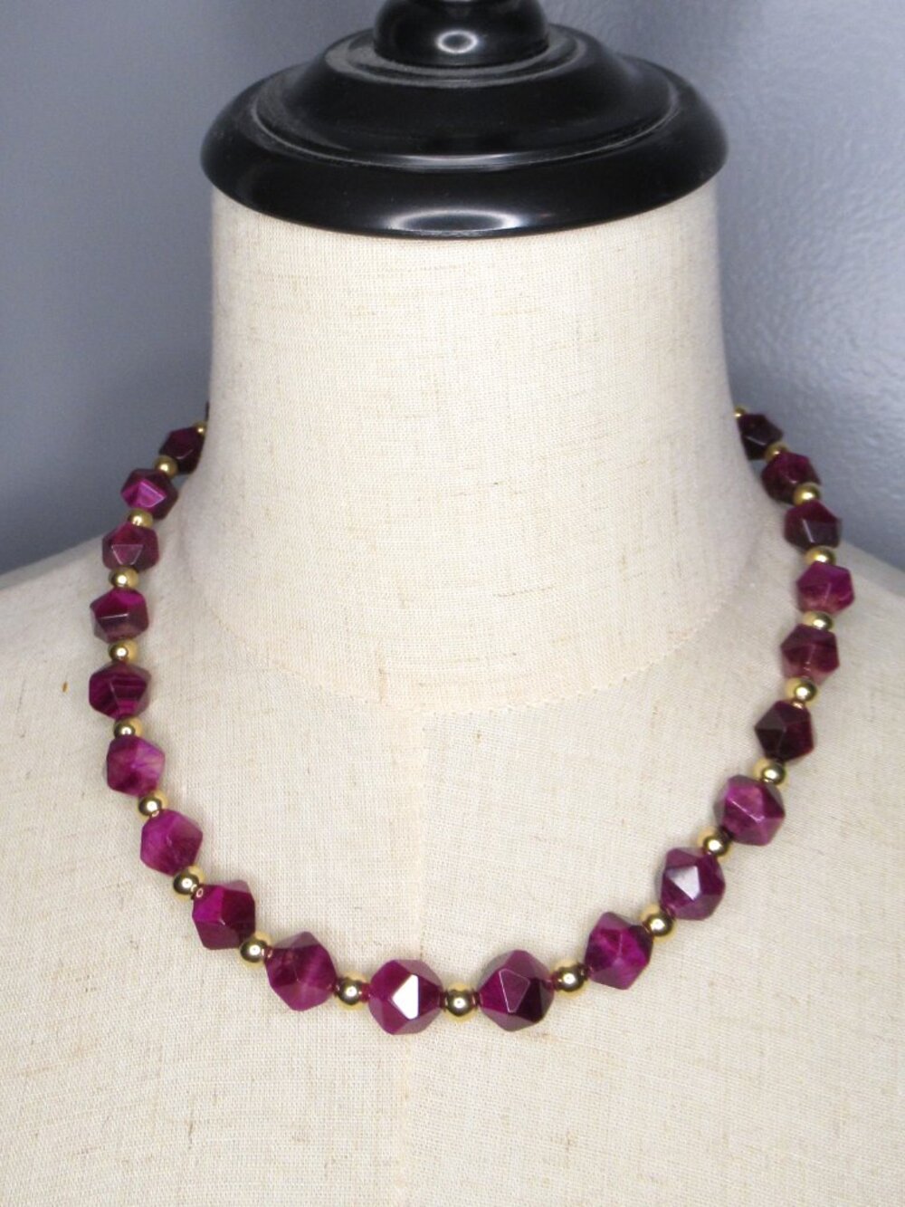 Tiger's Eye and 14kgf necklace